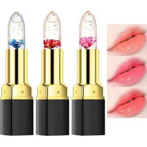Flowers Crystal Jelly Lipstick 